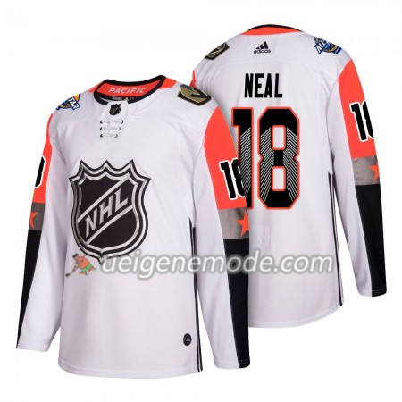 Vegas Golden Knights Trikot James Neal 18 2018 NHL All-Star Pacific Division Adidas Weiß Authentic